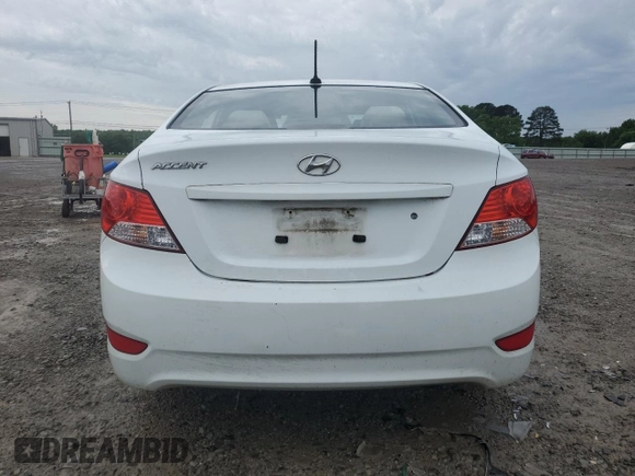 2014 Hyundai Accent GLS with VIN KMHCT4AE5EU614284, listed as a Copart auction lot 55679625 with 176,195 mi miles and Clean Title. Bid and sale history available at carsss.com. Image 6.