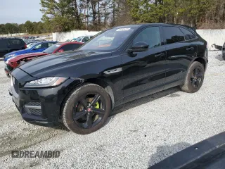 2017 Jaguar F-Pace 20d R-Sport with VIN SADCL2BN1HA085899, listed as a Copart auction lot 43330975 with 104,596 mi miles and Clean Title. Bid and sale history available at DreamBid. Image 1.
