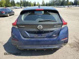 2018 Nissan LEAF S with VIN 1N4AZ1CP3JC312103, listed as a Copart auction lot 53276485 with 44,918 mi miles and Salvage Title. Bid and sale history available at DreamBid. Image 6.