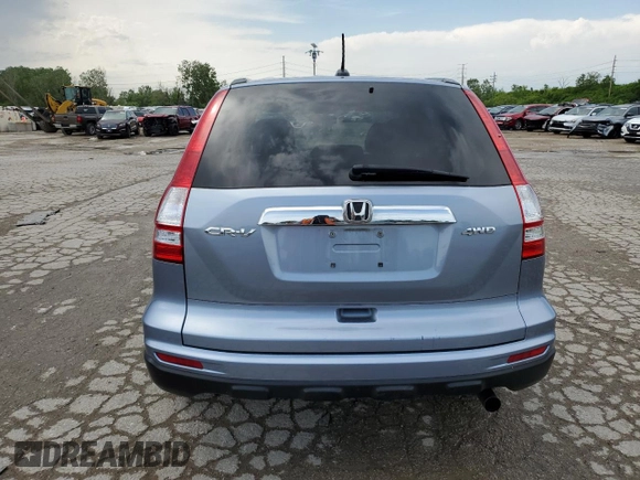 2011 Honda CR-V EX-L with VIN 5J6RE4H71BL035529, listed as a Copart auction lot 53527234 with 154,063 mi miles and Salvage Title. Bid and sale history available at carsss.com. Image 6.