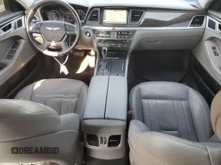 2017 Genesis G80 3.8L with VIN KMHGN4JE9HU185814, listed as a Copart auction lot 70239184 with 90,836 mi miles and Salvage Title. Bid and sale history available at carsss.com. Image 8.