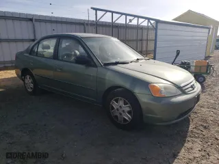 2003 Honda Civic LX with VIN 1HGES16603L037832, listed as a Copart auction lot 58341684 with 167,473 mi miles and Salvage Title. Bid and sale history available at carsss.com. Image 4.
