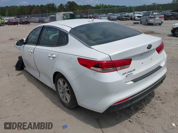 2018 Kia Optima S with VIN 5XXGT4L3XJG244516, listed as a IAAI auction lot 42136414 with 96,000 mi miles and . Bid and sale history available at DreamBid. Image 3.