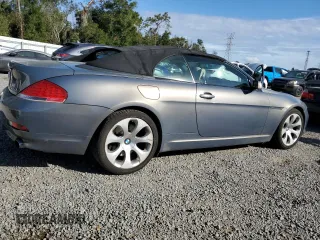 2006 BMW 6 Series 650Ci with VIN WBAEK13426CN79338, listed as a Copart auction lot 80125834 with 138,724 mi miles and Clean Title. Bid and sale history available at carsss.com. Image 3.