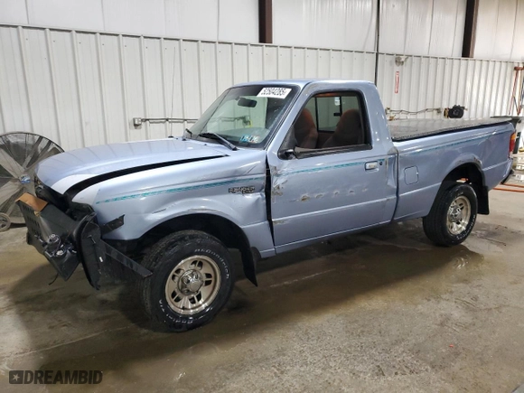1998 Ford Ranger XL with VIN 1FTYR10C6WUB41066, listed as a Copart auction lot 52504285 with 185,941 mi miles and Salvage Title. Bid and sale history available at carsss.com. Image 1.