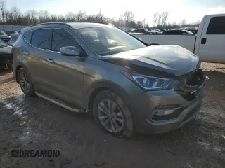 2017 Hyundai Santa Fe Sport 2.0T with VIN 5NMZU4LA6HH040358, listed as a Copart auction lot 42325825 with 111,903 mi miles and Salvage Title. Bid and sale history available at carsss.com. Image 4.