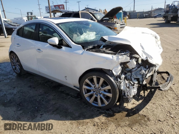 2021 Mazda 3 Preferred with VIN JM1BPACL6M1328376, listed as a Copart auction lot 50459115 with Not Provided miles and Salvage Title. Bid and sale history available at DreamBid. Image 4.