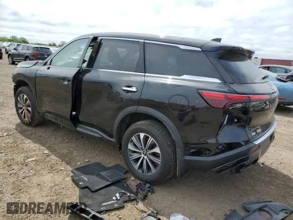 2024 Infiniti QX60 Pure with VIN 5N1DL1ES4RC351400, listed as a Copart auction lot 57036005 with 3,965 mi miles and Salvage title. Bid and sale history available at DreamBid. Image 2.