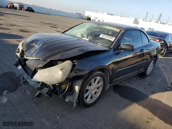 2008 Chrysler Sebring Touring with VIN 1C3LC55R68N103662, listed as a Copart auction lot 83192284 with 140,649 mi miles and Salvage Title. Bid and sale history available at carsss.com. Image 1.