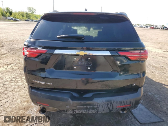 2023 Chevrolet Traverse LT Cloth with VIN 1GNEVGKW9PJ140268, listed as a Copart auction lot 52632523 with 20,255 mi miles. Bid and sale history available at carsss.com. Image 6.