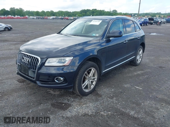 2015 Audi Q5 Premium Plus with VIN WA1LFAFP9FA028639, listed as a IAAI auction lot 42260704 with 126,689 mi miles and . Bid and sale history available at DreamBid. Image 2.