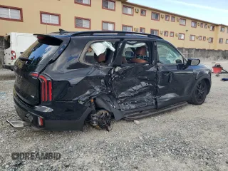 2024 Kia Telluride SX X-Line with VIN 5XYP5DGC1RG474540, listed as a Copart auction lot 55872755 with 19,052 mi miles and Salvage title. Bid and sale history available at DreamBid. Image 3.