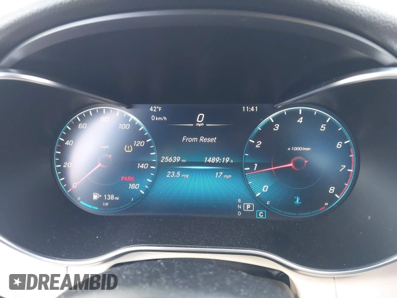 2021 Mercedes-Benz C 300 z VIN W1KWF8EB5MR605575, wystawiony jako IAAI lot #41042025 z przebiegiem 25 639 mil mil oraz . Historia ofert i sprzedaży dostępna na DreamBid. Obrazek 7.