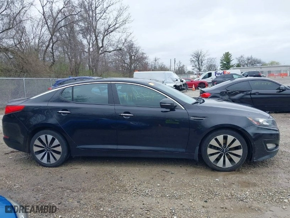 2013 Kia Optima SX with VIN 5XXGR4A61DG184092, listed as a IAAI auction lot 41923574 with 150,092 mi miles. Bid and sale history available at carsss.com. Image 13.