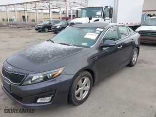 2015 Kia Optima LX with VIN 5XXGM4A72FG430223, listed as a IAAI auction lot 41896421 with 159,494 mi miles. Bid and sale history available at carsss.com. Image 6.
