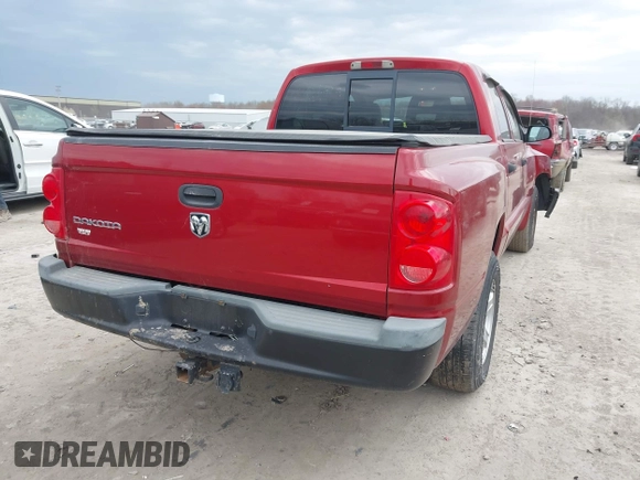 2006 Dodge Dakota ST with VIN 1D7HE28K06S636250, listed as a IAAI auction lot 41996544 with 74,995 mi miles and . Bid and sale history available at carsss.com. Image 4.