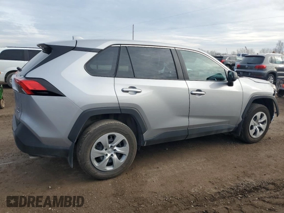 2022 Toyota RAV4 LE with VIN 2T3F1RFVXNW287896, listed as a Copart auction lot 82143804 with 56,981 mi miles and Clean Title. Bid and sale history available at carsss.com. Image 3.