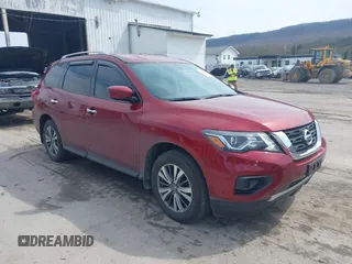 2018 Nissan Pathfinder Platinum with VIN 5N1DR2MM7JC623109, listed as a IAAI auction lot 42030915 with 67,676 mi miles and . Bid and sale history available at DreamBid. Image 1.