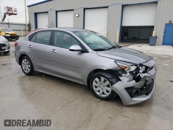 2023 Kia Rio S with VIN 3KPA24AD2PE603329, listed as a Copart auction lot 46631815 with 14,633 mi miles and Salvage Title. Bid and sale history available at carsss.com. Image 4.