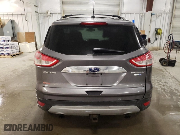 2014 Ford Escape Titanium with VIN 1FMCU9J95EUA84671, listed as a Copart auction lot 47398165 with 84,453 mi miles and Salvage Title. Bid and sale history available at DreamBid. Image 6.