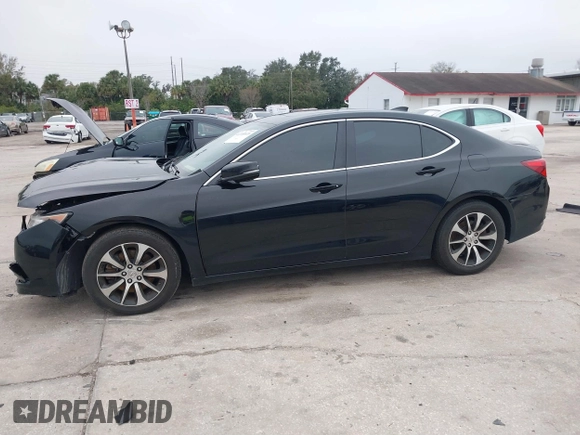 2015 Acura TLX with VIN 19UUB1F34FA012367, listed as a IAAI auction lot 41395618 with 120,786 mi miles. Bid and sale history available at carsss.com. Image 15.