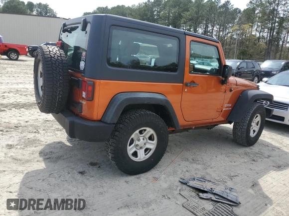 2011 Jeep Wrangler Sport with VIN 1J4AA2D15BL574234, listed as a Copart auction lot 52952605 with 114,642 mi miles and Salvage Title. Bid and sale history available at carsss.com. Image 3.