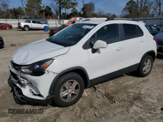 2021 Chevrolet Trax LT with VIN KL7CJPSM1MB365121, listed as a Copart auction lot 45573795 with 78,262 mi miles and Salvage Title. Bid and sale history available at carsss.com. Image 1.