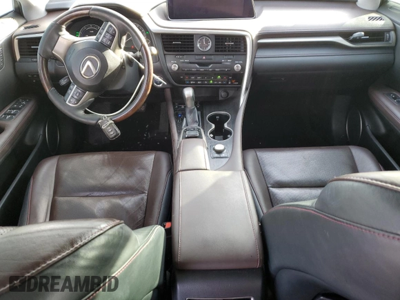 2016 Lexus RX 450h with VIN 2T2BGMCA2GC003901, listed as a Copart auction lot 43034195 with 141,716 mi miles and Salvage Title. Bid and sale history available at DreamBid. Image 8.