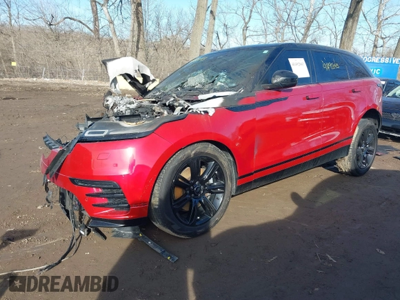 2022 Land Rover Range Rover Velar R-Dynamic S with VIN SALYT2EX1NA343938, listed as a IAAI auction lot 41492043 with 17,500 mi miles and . Bid and sale history available at DreamBid. Image 16.
