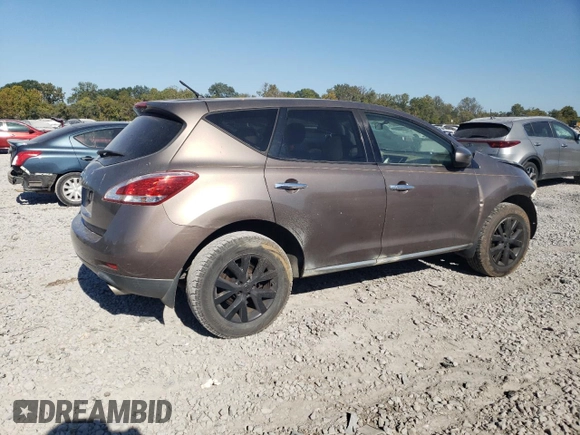 2011 Nissan Murano S with VIN JN8AZ1MU9BW057718, listed as a Copart auction lot 75419324 with 167,698 mi miles and Salvage Title. Bid and sale history available at carsss.com. Image 3.