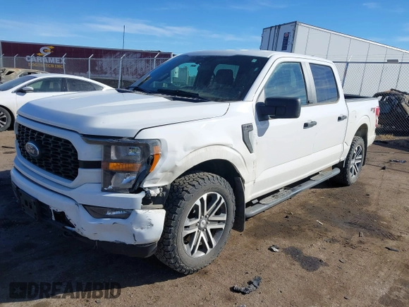 2023 Ford F-150 XL with VIN 1FTFW1E5XPKE92229, listed as a IAAI auction lot 41686774 with 58,008 mi miles. Bid and sale history available at carsss.com. Image 17.