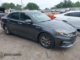 2020 Kia Optima LX with VIN 5XXGT4L37LG385708, listed as a IAAI auction lot 42428109 with 83,904 mi miles and . Bid and sale history available at DreamBid. Image 1.