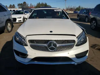 2018 Mercedes-Benz C 300 with VIN WDDWK4KB0JF622077, listed as a Copart auction lot 38075154 with 58,696 mi miles and Salvage title. Bid and sale history available at DreamBid. Image 5.