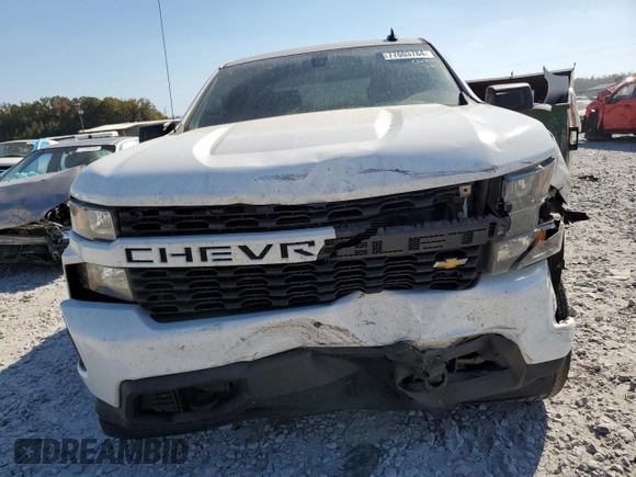 2020 Chevrolet Silverado 1500 Custom with VIN 1GCPWBEF6LZ103672, listed as a Copart auction lot 77603784 with 188,577 mi miles and Salvage Title. Bid and sale history available at carsss.com. Image 5.