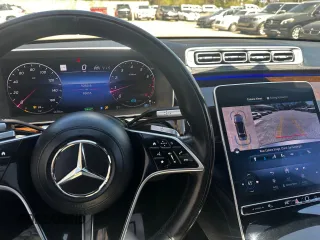 2021 Mercedes-Benz S with VIN W1K6G7GB5MA038965, listed as a Copart auction lot 55501585 with 90,055 mi miles and Clean Title. Bid and sale history available at carsss.com. Image 8.