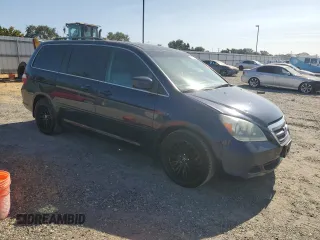 2006 Honda Odyssey EX-L with VIN 5FNRL38736B079403, listed as a Copart auction lot 62375545 with 188,241 mi miles and Clean title. Bid and sale history available at DreamBid. Image 4.