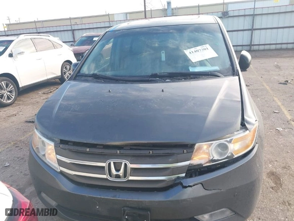 2012 Honda Odyssey Touring with VIN 5FNRL5H99CB033289, listed as a IAAI auction lot 41407301 with NaN miles. Bid and sale history available at carsss.com. Image 12.