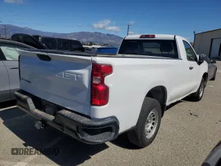 2020 Chevrolet Silverado 1500 Work Truck with VIN 3GCNWAEF9LG304824, listed as a Copart auction lot 46043875 with 21,479 mi miles and Salvage Title. Bid and sale history available at carsss.com. Image 3.