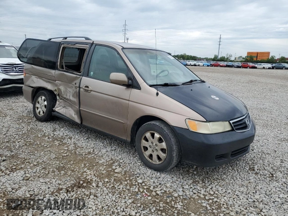 2003 Honda Odyssey EX z VIN 5FNRL186X3B152340, wystawiony jako Copart lot #57883455 z przebiegiem 214 008 mil mil oraz Szkoda całkowita • Salvage title. Historia ofert i sprzedaży dostępna na DreamBid. Obrazek 4.