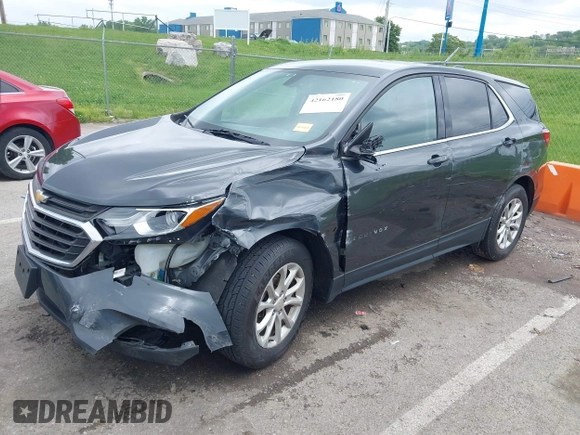 2019 Chevrolet Equinox LT z VIN 2GNAXKEV3K6125060, wystawiony jako IAAI lot #42162180 z przebiegiem 83 100 mil mil oraz . Historia ofert i sprzedaży dostępna na DreamBid. Obrazek 2.