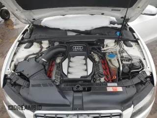 2008 Audi S5 with VIN WAURV78T38A032816, listed as a Copart auction lot 43603835 with 125,609 mi miles and Salvage Title. Bid and sale history available at carsss.com. Image 12.