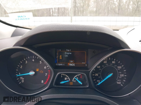 2017 Ford Escape Titanium with VIN 1FMCU0JD2HUC30884, listed as a IAAI auction lot 41801272 with 111,644 mi miles. Bid and sale history available at carsss.com. Image 7.