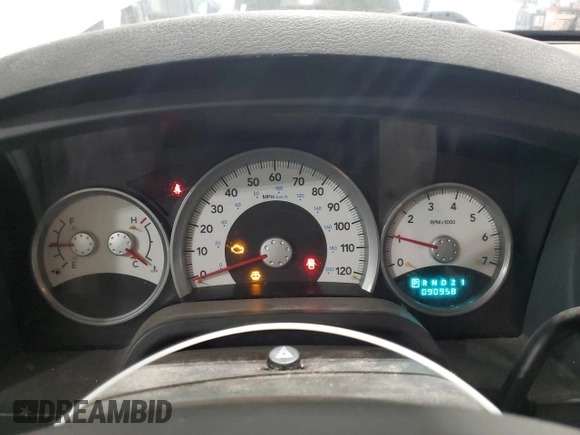 2006 Dodge Dakota SLT with VIN 1D7HW48K16S704158, listed as a Copart auction lot 87705295 with 90,958 mi miles and Salvage Title. Bid and sale history available at carsss.com. Image 9.