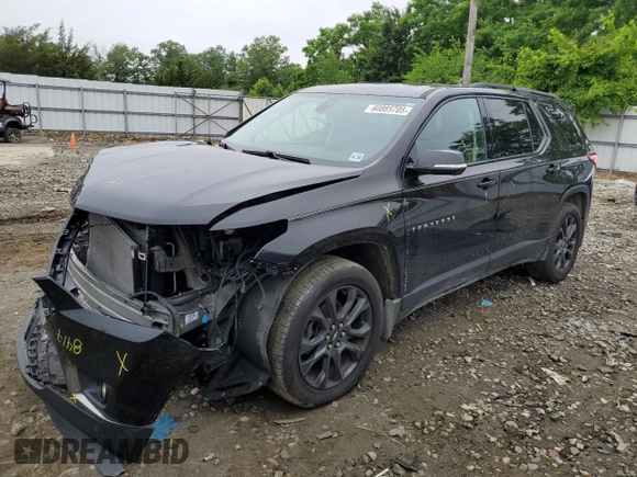 2020 Chevrolet Traverse RS with VIN 1GNEVJKW8LJ232088, listed as a Copart auction lot 60889705 with 70,322 mi miles and Salvage title. Bid and sale history available at DreamBid. Image 1.