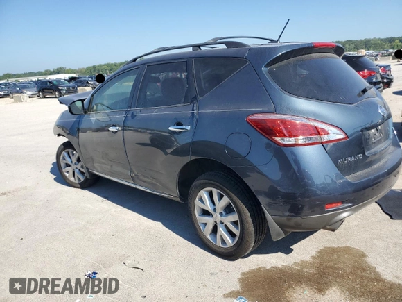 2013 Nissan Murano SV with VIN JN8AZ1MW9DW310041, listed as a Copart auction lot 65663454 with 204,971 mi miles and Salvage Title. Bid and sale history available at carsss.com. Image 2.