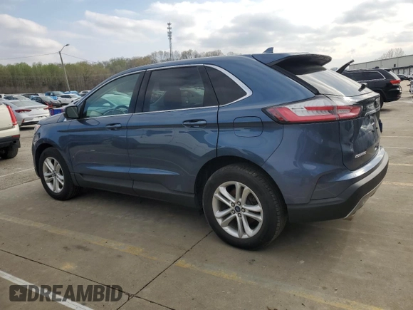 2019 Ford Edge SEL with VIN 2FMPK4J97KBB47474, listed as a Copart auction lot 52190325 with 80,520 mi miles and Salvage title. Bid and sale history available at DreamBid. Image 2.