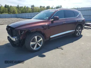 2021 Genesis GV80 with VIN KMUHCESC1MU050691, listed as a Copart auction lot 56498945 with 49,401 mi miles and Salvage title. Bid and sale history available at DreamBid. Image 1.