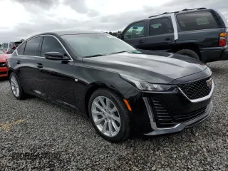 2024 Cadillac CT5 Luxury with VIN 1G6DM5RK1R0106920, listed as a Copart auction lot 74776684 with 5,501 mi miles and Salvage title. Bid and sale history available at DreamBid. Image 4.