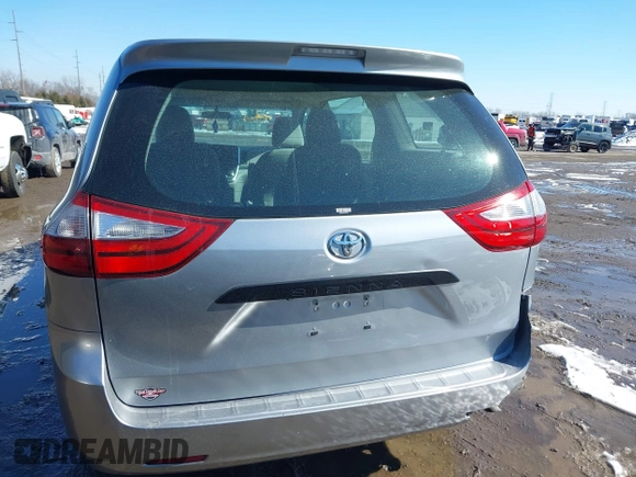 2017 Toyota Sienna L with VIN 5TDZZ3DC2HS823864, listed as a IAAI auction lot 41640613 with 194,318 mi miles and . Bid and sale history available at DreamBid. Image 16.