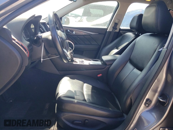 2021 Infiniti Q50 Pure with VIN JN1EV7AP6MM703597, listed as a Copart auction lot 46808815 with 53,490 mi miles and Salvage title. Bid and sale history available at DreamBid. Image 7.